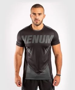 Venum ONE FC Impact Dry Tech T-shirt Zwart Zwart -Boksen Winkel venum venum one fc impact dry tech t shirt zwart z 5
