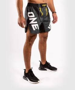 Venum ONE FC Impact Fightshorts Grijs Geel -Boksen Winkel venum venum one fc impact fightshorts grijs geel 4