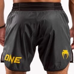 Venum ONE FC Impact Fightshorts Grijs Geel -Boksen Winkel venum venum one fc impact fightshorts grijs geel 6