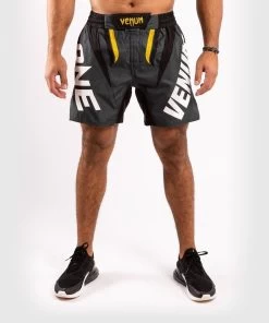Venum ONE FC Impact Fightshorts Grijs Geel -Boksen Winkel venum venum one fc impact fightshorts grijs geel 7