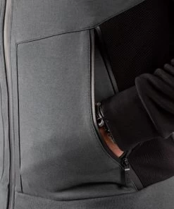 Venum ONE FC Impact Hoody Grijs Geel -Boksen Winkel venum venum one fc impact hoody grijs geel 5