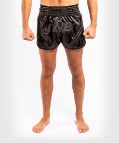 Venum ONE FC Impact Muay Thai Short Zwart Zwart -Boksen Winkel venum venum one fc impact muay thai short zwart zw 9