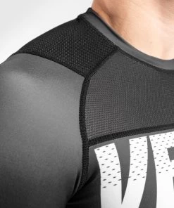 Venum ONE FC Impact Rashguard L/S Grijs Geel -Boksen Winkel venum venum one fc impact rashguard l s grijs geel 2