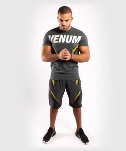 Venum ONE FC Impact T Shirt Grijs Geel Venum Nederland -Boksen Winkel venum venum one fc impact t shirt grijs geel venum 6