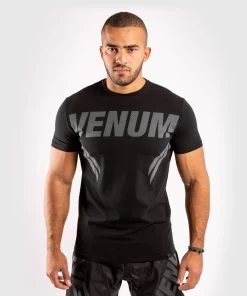 Venum ONE FC Impact T-shirt Zwart Zwart -Boksen Winkel venum venum one fc impact t shirt zwart zwart 3