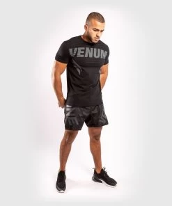 Venum ONE FC Impact T-shirt Zwart Zwart -Boksen Winkel venum venum one fc impact t shirt zwart zwart 4