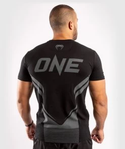 Venum ONE FC Impact T-shirt Zwart Zwart -Boksen Winkel venum venum one fc impact t shirt zwart zwart 6