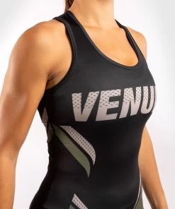 Venum ONE FC IMPACT Tanktop Dames Zwart Kaki 16 Venum ONE FC IMPACT Tanktop Dames Zwart Kaki -Boksen Winkel venum venum one fc impact tanktop dames zwart kaki 6