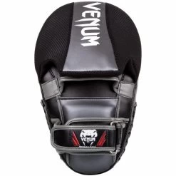 Venum Pads Elite Big Focus Mitts Zwart Grijs Venum Gear -Boksen Winkel venum venum pads elite big focus mitts zwart grijs 3