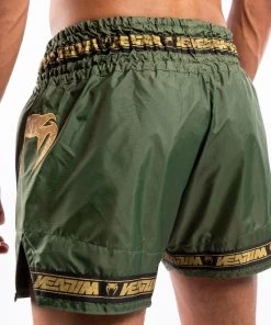 Venum PARACHUTE Muay Thai Kickboks Broekjes Kaki Goud 15 Venum PARACHUTE Muay Thai Kickboks Broekjes Kaki Goud -Boksen Winkel venum venum parachute muay thai kickboks broekjes 12