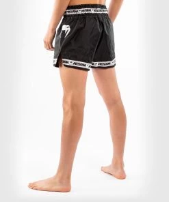 Venum PARACHUTE Muay Thai Kickboks Broekjes Zwart Wit -Boksen Winkel venum venum parachute muay thai kickboks broekjes 21