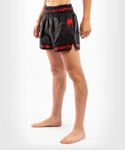 Venum PARACHUTE Muay Thai Kickboks Broekjes Zwart Rood -Boksen Winkel venum venum parachute muay thai kickboks broekjes 41