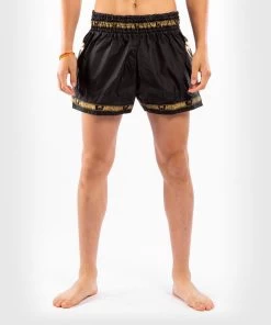 Venum PARACHUTE Muay Thai Kickboks Broekjes Zwart Goud -Boksen Winkel venum venum parachute muay thai kickboks broekjes 8