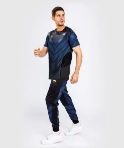 Venum Phantom Loma Dry Tech T-Shirt Zwart Blauw -Boksen Winkel venum venum phantom loma dry tech t shirt zwart bl 9