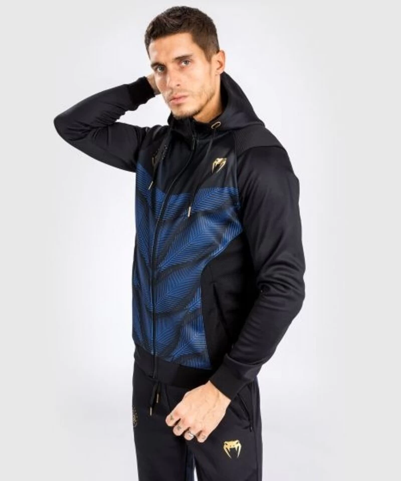 Venum Phantom Loma Hoodie Zwart Blauw 5 Venum Phantom Loma Hoodie Zwart Blauw - Afbeelding 3