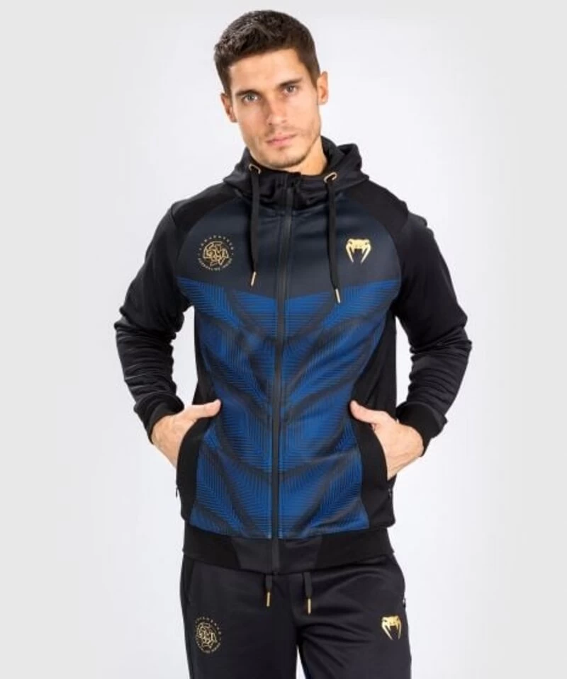 Venum Phantom Loma Hoodie Zwart Blauw 11 Venum Phantom Loma Hoodie Zwart Blauw - Afbeelding 9