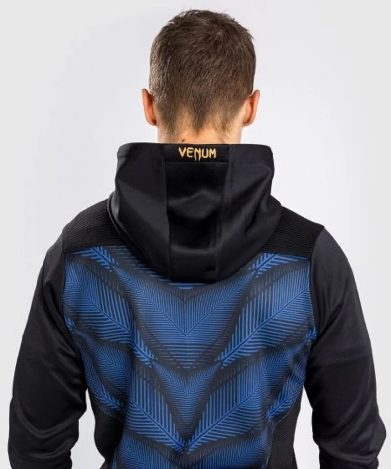 Venum Phantom Loma Hoodie Zwart Blauw 3 Venum Phantom Loma Hoodie Zwart Blauw