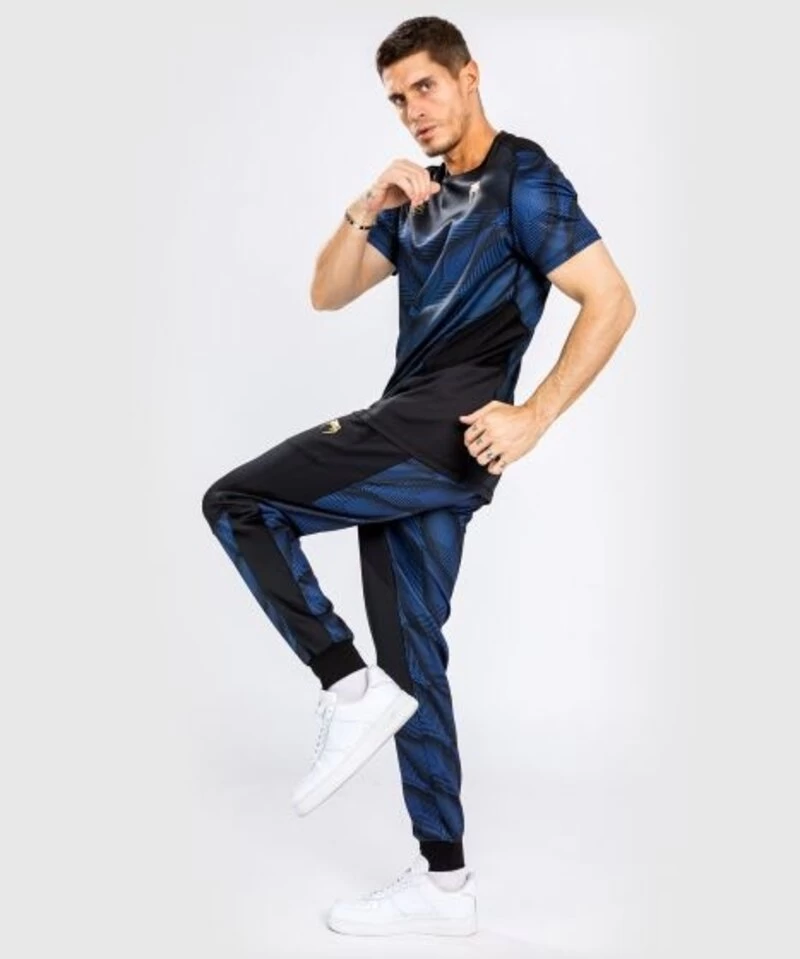 Venum Phantom Loma Joggingbroek Zwart Blauw 4 Venum Phantom Loma Joggingbroek Zwart Blauw - Afbeelding 2