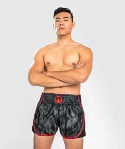 Venum PHANTOM Muay Thai Kickboxing Short Zwart Rood -Boksen Winkel venum venum phantom muay thai kickboxing short zwa 3