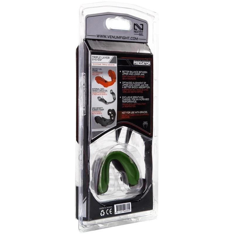 Venum Predator Mondbeschermer Zwart Groen - Venum Mouthguard 8 Venum Predator Mondbeschermer Zwart Groen - Venum Mouthguard - Afbeelding 6