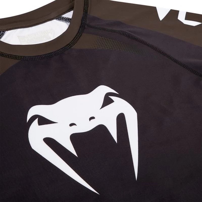 Venum Rash Guard NOGI IBJJF Approved L/S Zwart Bruin 3 Venum Rash Guard NOGI IBJJF Approved L/S Zwart Bruin