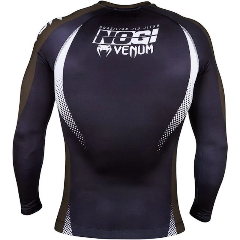 Venum Rash Guard NOGI IBJJF Approved L/S Zwart Bruin 4 Venum Rash Guard NOGI IBJJF Approved L/S Zwart Bruin - Afbeelding 2