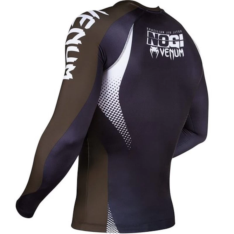 Venum Rash Guard NOGI IBJJF Approved L/S Zwart Bruin 8 Venum Rash Guard NOGI IBJJF Approved L/S Zwart Bruin - Afbeelding 6