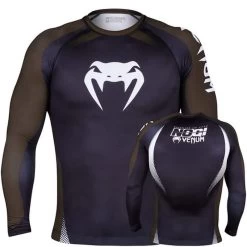 Venum Rash Guard NOGI IBJJF Approved L/S Zwart Bruin 20 Venum Rash Guard NOGI IBJJF Approved L/S Zwart Bruin -Boksen Winkel venum venum rash guardnogi ibjjf approvedl s zwart 18