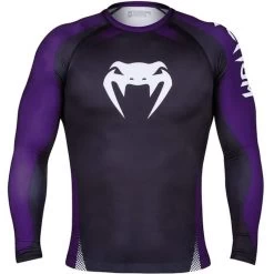 Venum Rash Guard NOGI IBJJF Approved L/S Zwart Paars -Boksen Winkel venum venum rash guardnogi ibjjf approvedl s zwart 25