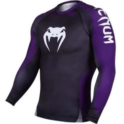Venum Rash Guard NOGI IBJJF Approved L/S Zwart Paars -Boksen Winkel venum venum rash guardnogi ibjjf approvedl s zwart 26