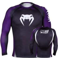 Venum Rash Guard NOGI IBJJF Approved L/S Zwart Paars -Boksen Winkel venum venum rash guardnogi ibjjf approvedl s zwart 28