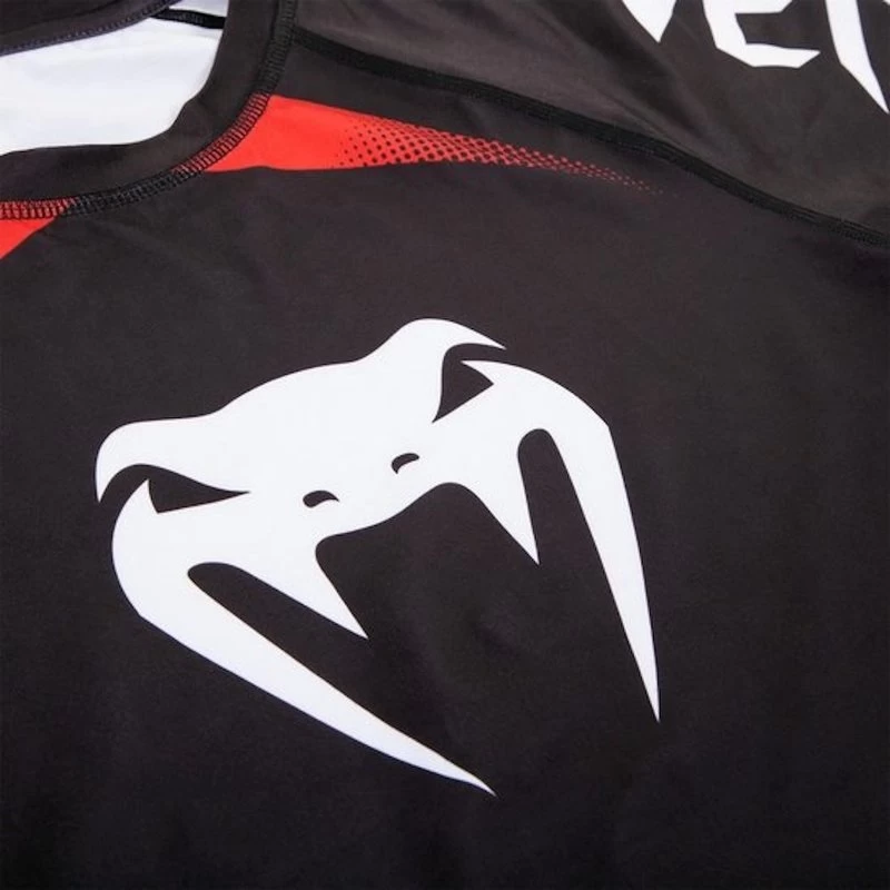 Venum Rash Guard NOGI IBJJF Approved L/S Zwart Rood 6 Venum Rash Guard NOGI IBJJF Approved L/S Zwart Rood - Afbeelding 4