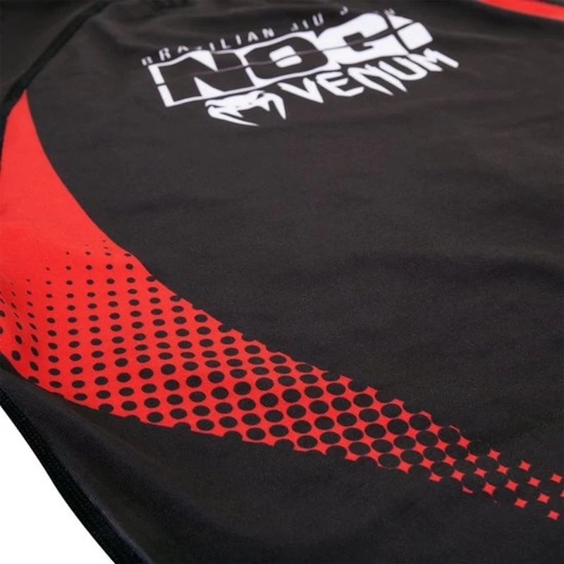 Venum Rash Guard NOGI IBJJF Approved L/S Zwart Rood 11 Venum Rash Guard NOGI IBJJF Approved L/S Zwart Rood - Afbeelding 9