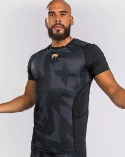 Venum Razor Dry Tech T-shirt Zwart Goud -Boksen Winkel venum venum razor dry tech t shirt zwart goud 7