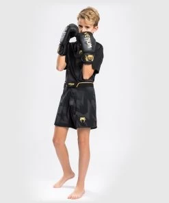 Venum Razor Fightshorts Kinderen Zwart Goud -Boksen Winkel venum venum razor fightshorts kinderen zwart goud 8