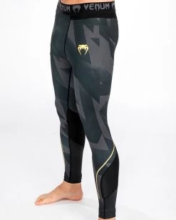 Venum Razor Sportlegging Tights Spats Zwart Goud -Boksen Winkel venum venum razor sportlegging tights spats zwart 7
