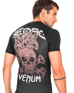 Venum Reorg Rash Guard Korte Mouwen Zwart -Boksen Winkel venum venum reorg rash guard korte mouwen zwart 2