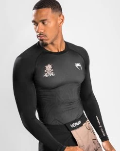 Venum Reorg Rash Guard Lange Mouwen Zwart -Boksen Winkel venum venum reorg rash guard lange mouwen zwart 2