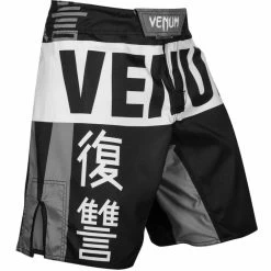 Venum Revenge Fight Shorts Zwart Grijs Venum Shop Europe -Boksen Winkel venum venum revenge fight shorts zwart grijs venum 2