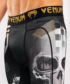 Venum SKULL Legging Spats Tights Zwart Goud -Boksen Winkel venum venum skull legging spats tights zwart goud 7