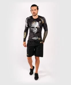 Venum SKULL Rash Guards L/S Zwart Goud Venum Nederland 16 Venum SKULL Rash Guards L/S Zwart Goud Venum Nederland -Boksen Winkel venum venum skull rash guards l s zwart goud venum 4