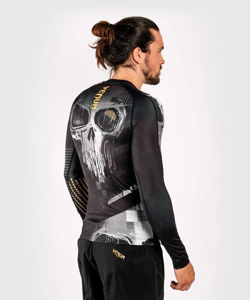 Venum SKULL Rash Guards L/S Zwart Goud Venum Nederland 10 Venum SKULL Rash Guards L/S Zwart Goud Venum Nederland - Afbeelding 8