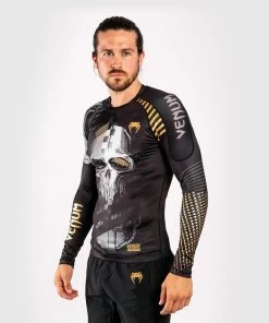 Venum SKULL Rash Guards L/S Zwart Goud Venum Nederland 20 Venum SKULL Rash Guards L/S Zwart Goud Venum Nederland -Boksen Winkel venum venum skull rash guards l s zwart goud venum 8