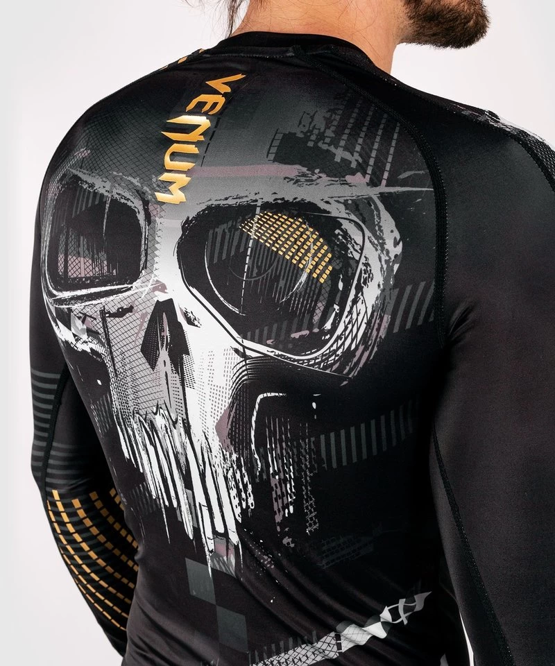 Venum SKULL Rash Guards L/S Zwart Goud Venum Nederland 3 Venum SKULL Rash Guards L/S Zwart Goud Venum Nederland