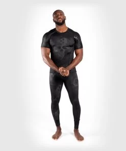 Venum SKULL Sportlegging Spats Tights Zwart Zwart