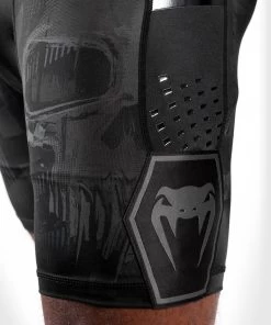 Venum Skull Vale Tudo Compressieshort Zwart Zwart -Boksen Winkel venum venum skull vale tudo compressieshort zwart 9