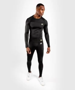 Venum Sportlegging G-Fit Compressiebroek Zwart Goud -Boksen Winkel venum venum sportlegging g fit compressiebroek zwa 3