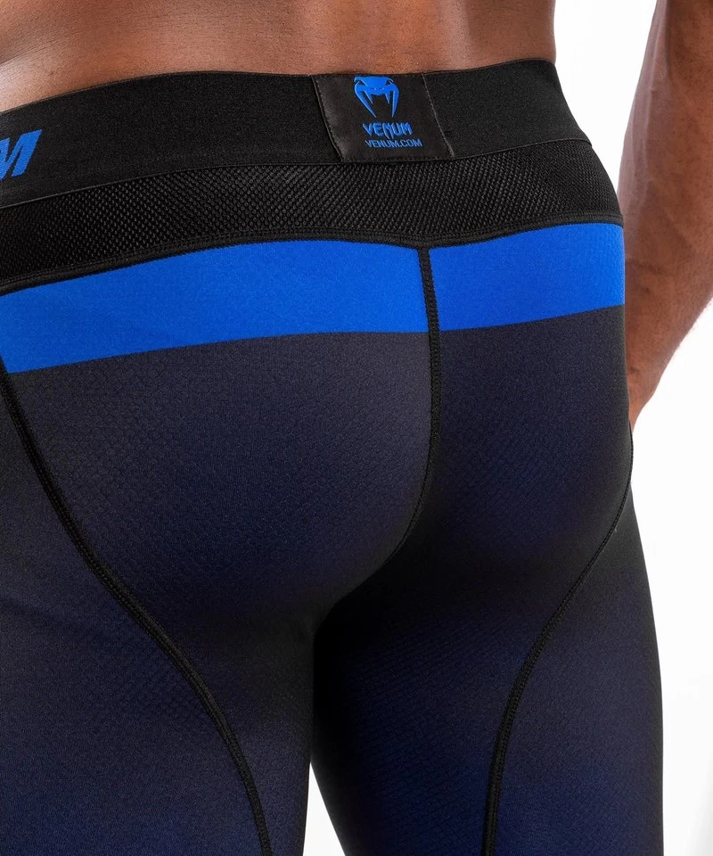 Venum Sportlegging No Gi 3.0 Compressiebroek Zwart Blauw 5 Venum Sportlegging No Gi 3.0 Compressiebroek Zwart Blauw - Afbeelding 3