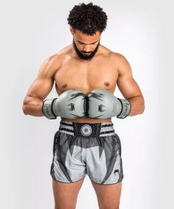 Venum Stone Muay Thai Kickboksshort Mineraal Groen -Boksen Winkel venum venum stone muay thai kickboksshort mineraal 3