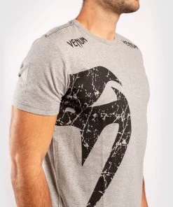 Venum T Shirt Giant Grijs Vechtsport Kleding -Boksen Winkel venum venum t shirt giant grijs vechtsport kleding 4